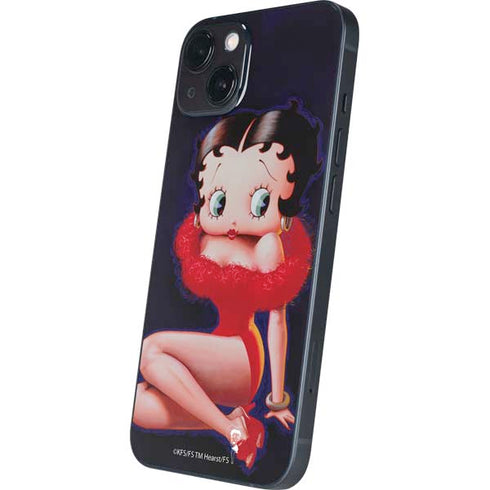 Betty Boop Red Dress iPhone 14 Plus Skin